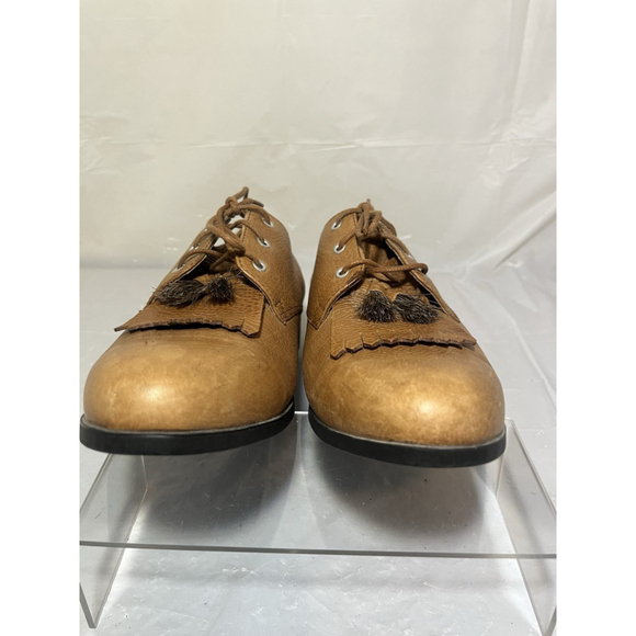 ARIAT Western Jamie Leather Kiltie Oxfords Tassels Shoes Women's Size 8.5 - Picture 14 of 16